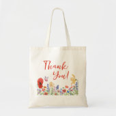 Dank u tas floral appreciatie tas docent (Voorkant)