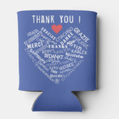 Dank u Tekst Koelbox Cadeau Kies kleuren Blikjeskoeler (Achterkant)