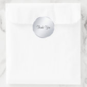 Dank u tekst Sjabloon Handschrift Modern Ronde Sticker (Tas)