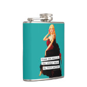 Dank u Tequila die Mijn Dance Partner zijn Heupfles (Rechts)