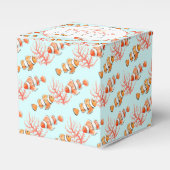 Dank u tropische vis waterverf op maat bedankdoosjes (Voorkant Zijde)