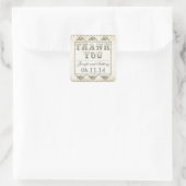 Dank u  typografie stickers voor bruiloften (Tas)