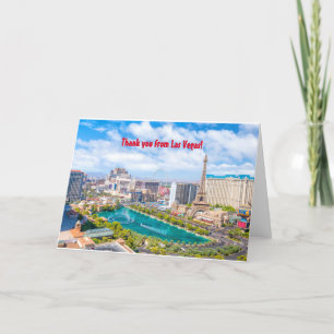 Dank u van Las Vegas V 3.0 Bedankkaart