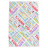 Dank u veelkleurige meertalige medium cadeauzakje (Achterkant)