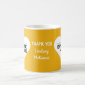 Dank u, verpleegkundige en dokter, onze epidemisch koffiemok (Center)