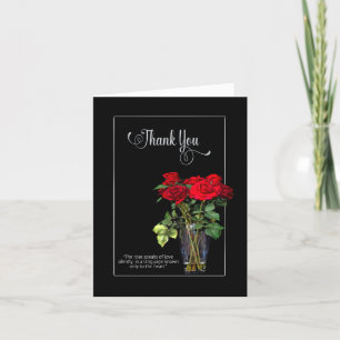 Dank u, Verticaal, Rood Collectie/Zwart/Rood Kaart