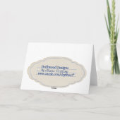 Dank u, Veteran Bedankkaart (Achterkant)