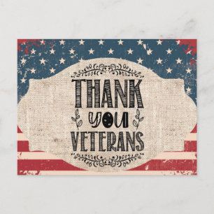 Dank U Veteranen Briefkaart