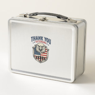 Dank U Veteranen Patriottische Adelaar Schild Shir