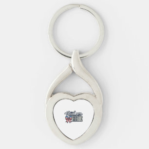 Dank U Veteranen Patriottische Lint Vintage T-shir Sleutelhanger