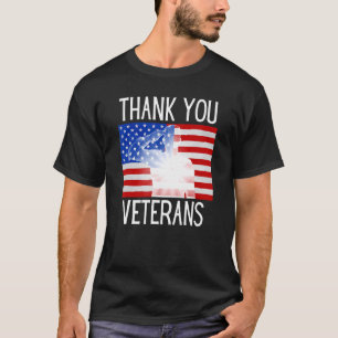 Dank u veteranen voor de strijd tegen boots Vetera T-shirt