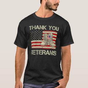 Dank u veteranen voor de strijd tegen boots Vetera T-shirt