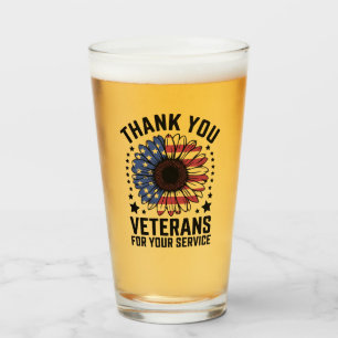 Dank U Veteranen Zonnebloem Militaire Veteranen Da Glas
