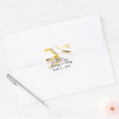 Dank u vierkante sticker (Envelop)