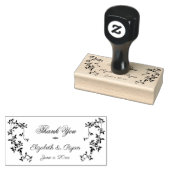 Dank u, Vines Botanical gepersonaliseerd Rubberstempel (Gestempeld)
