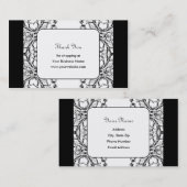 Dank u Visitekaartje (Voorkant / Achterkant)