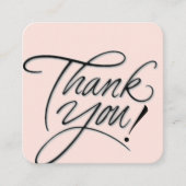 dank u visitekaartje (Voorkant)