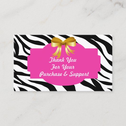 Dank u visitekaartje (Voorkant)