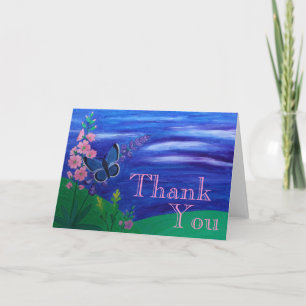 Dank u Vlinder Bedankkaart