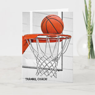 dank u voor de basketbalcoach bedankkaart