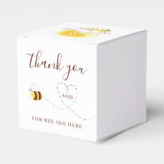 Dank u voor de bijenbox bedankdoosjes