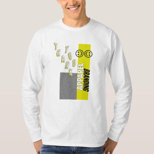 dank u voor de lange mouwen . t-shirt (Voorkant)