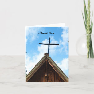 Dank u voor de sympathiebriefkaart, de oude kerk bedankkaart