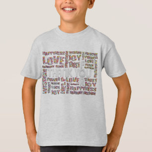 Dank u voor ... hart t-shirt