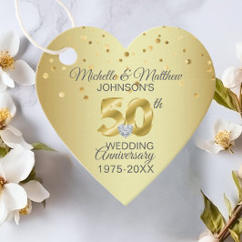 Dank u voor het 50e jaar Jubileum voor de gouden b Bedankjes Labels