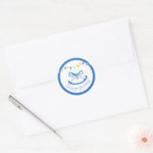 Dank u voor het komen baby shower stickers (Envelop)