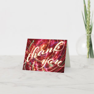 dank u voor het lichte briefkaart