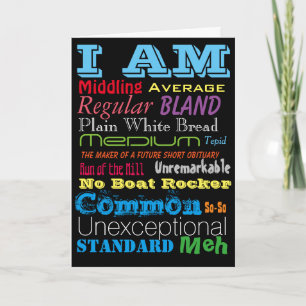 Dank u voor het maken van me gevoel belangrijk bedankkaart