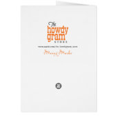 Dank u voor het niet noemen van Wenskaart H.R. Fun (Achterkant)