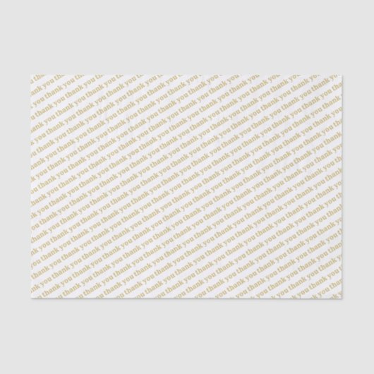 Dank u voor het weefselpapier tissuepapier (Voorkant)