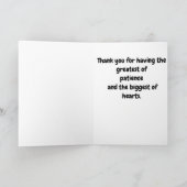 Dank u voor het Zijn Mijn Rode Appelen van het Bedankkaart (Binnen)