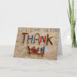 Dank u voor Plumbers Bedankkaart