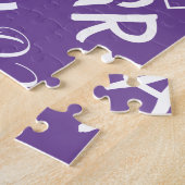 Dank u voor Puzzle Gift Multi Language World Legpuzzel (Zijkant)