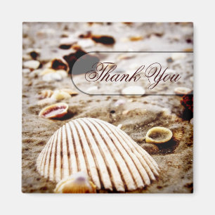 Dank u voor Seashells Beach Magnet Magneet