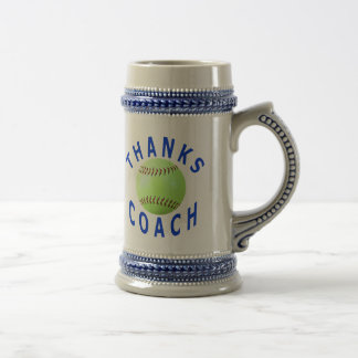 Dank u voor Softball Coach Gift Stein Bierpul