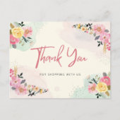 Dank u voor uw aankoop briefkaart (Voorkant)