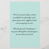 dank u voor uw deelneming (Achterkant)