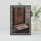 dank u voor uw deurmat kaart (Staand voorkant)