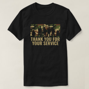 Dank U Voor Uw Dienst T-shirt
