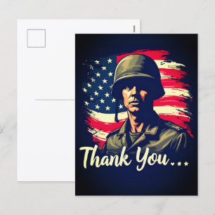 Dank U voor Uw Dienst: Veteranendag 2025 Feestdagenkaart