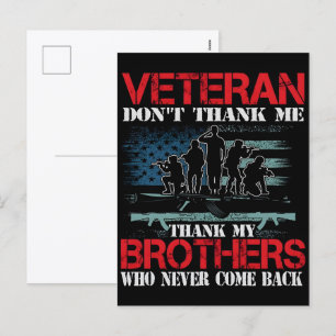 Dank U voor Uw Dienst: Veteranendag 2025 Feestdagenkaart