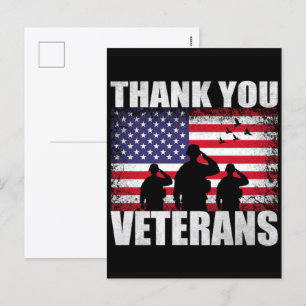 Dank U voor Uw Dienst: Veteranendag 2025 Feestdagenkaart