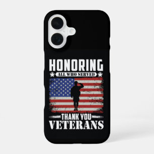 Dank U voor Uw Dienst: Veteranendag 2025 iPhone 16 Hoesje
