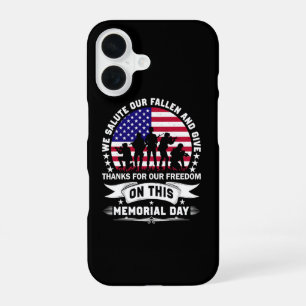 Dank U voor Uw Dienst: Veteranendag 2025 iPhone 16 Hoesje