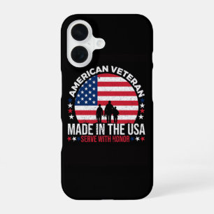 Dank U voor Uw Dienst: Veteranendag 2025 iPhone 16 Hoesje