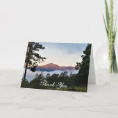 Dank u voor uw kaart voor het berglandschap (Voorkant)